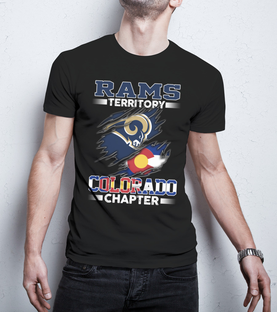 Rams Territory Colorado Chapter Flag T-Shirt