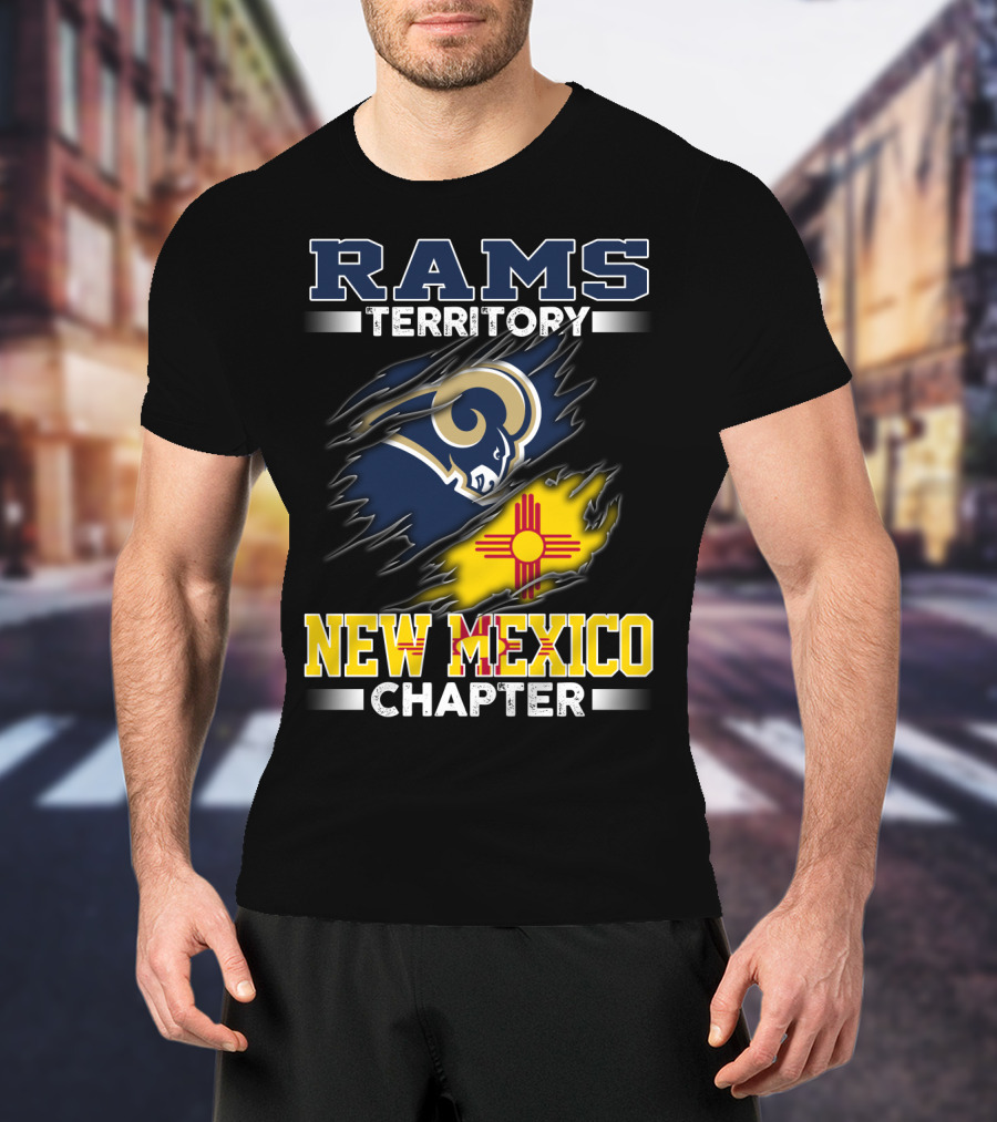 Rams Territory New Mexico Chapter Zia Symbol T-Shirt