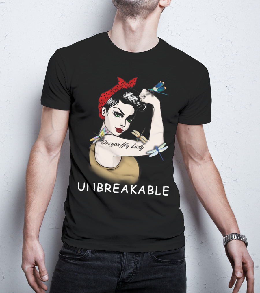 Dragonfly Lady Unbreakable T-Shirt