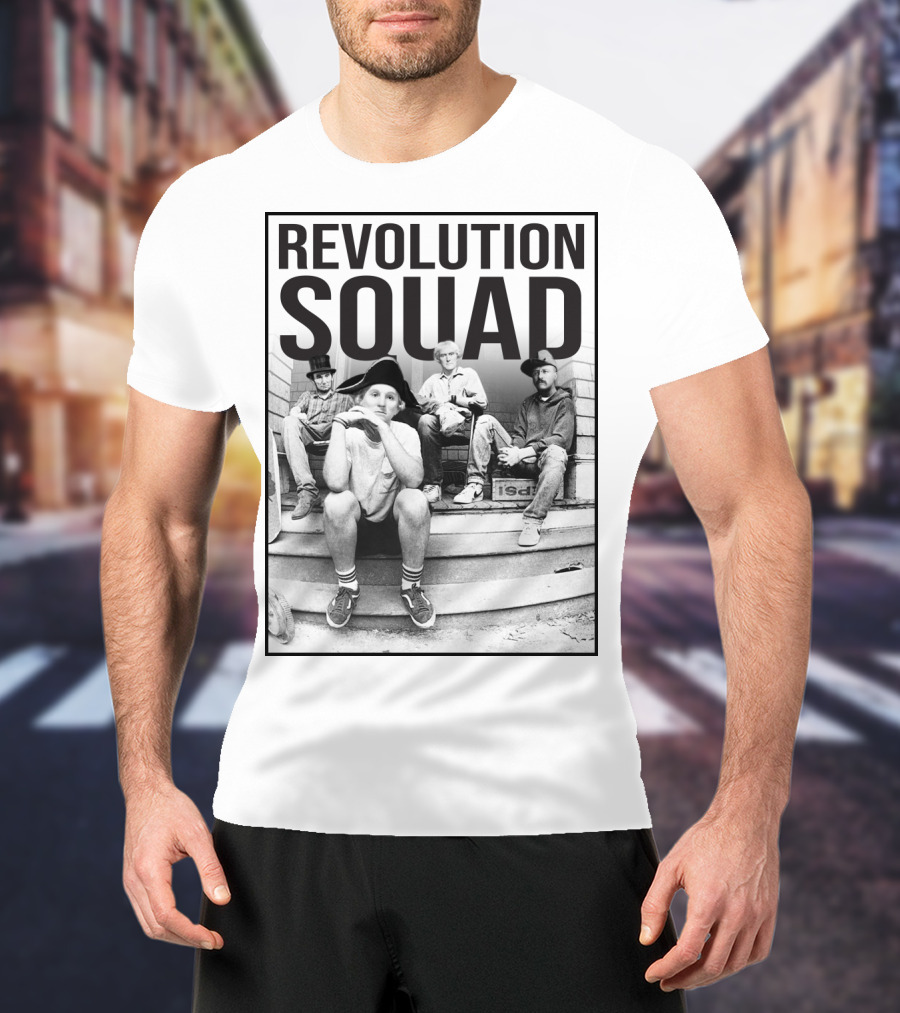 Revolution Squad Colonial Hat Group T-Shirt