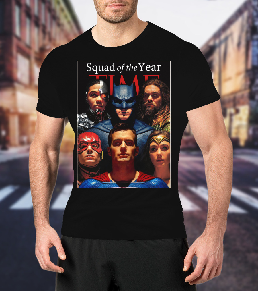 Squad Of The Year TIME Justice League Heroes T-Shirt