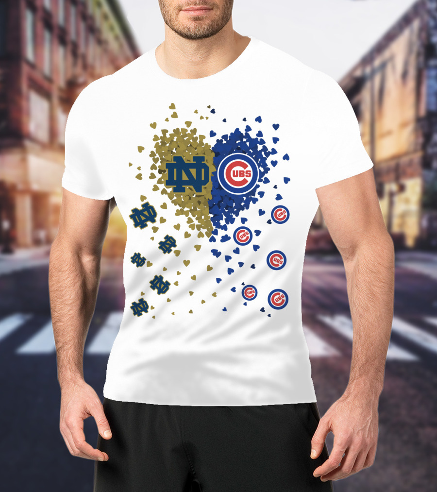 Notre Dame Fighting Irish Cubs Heart Fusion T-Shirt