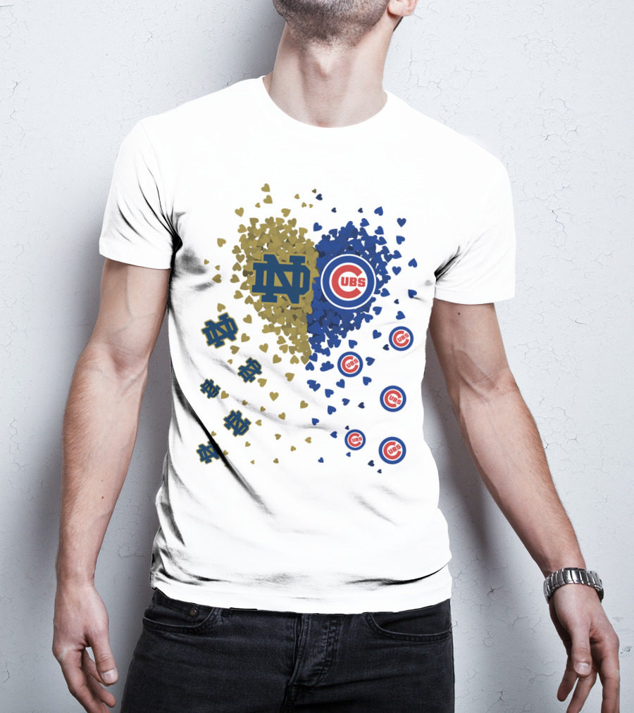 Notre Dame Fighting Irish Cubs Heart Fusion T-Shirt