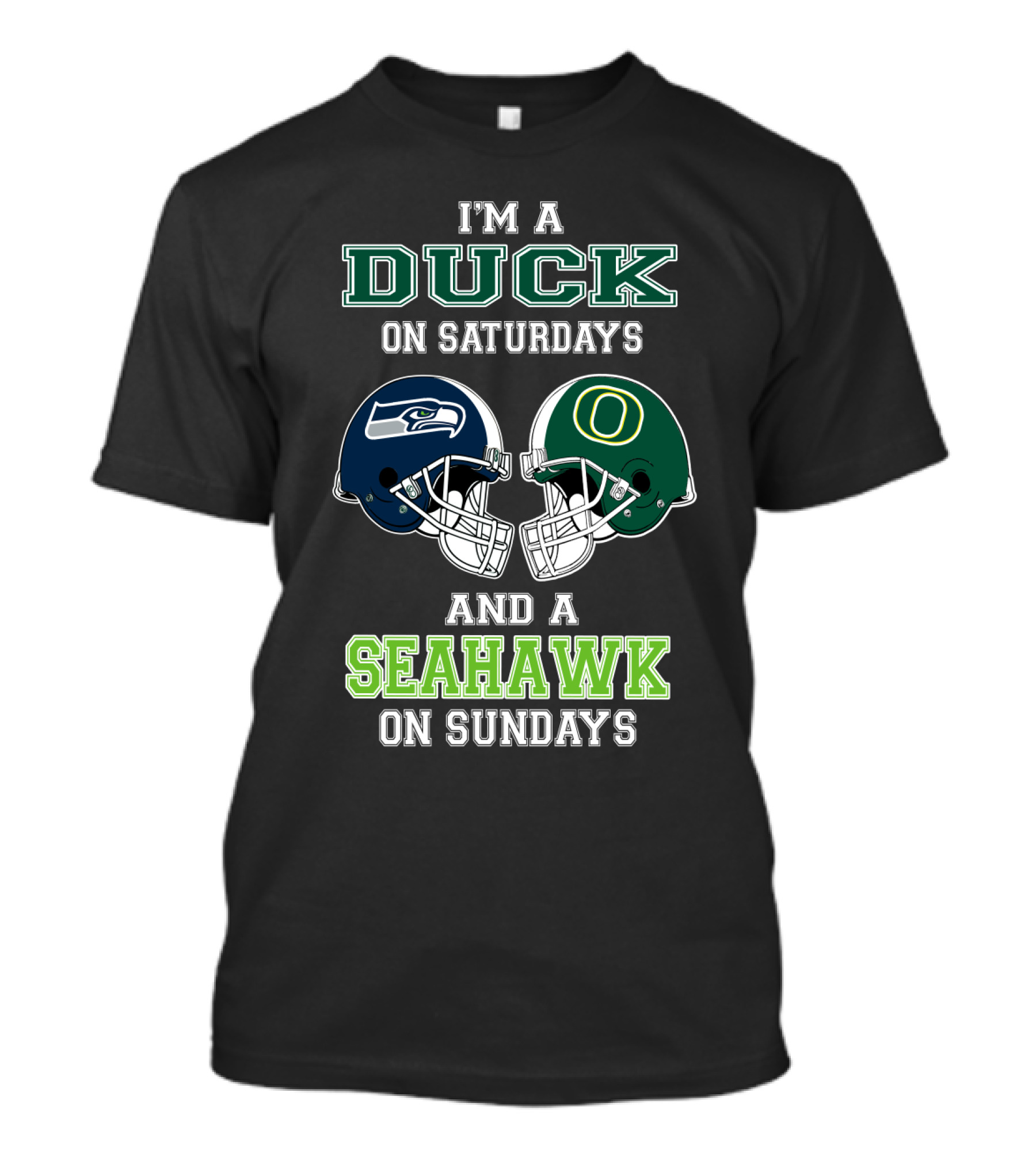 I'm A Duck On Saturdays And A Seahawk On Sundays T-Shirt