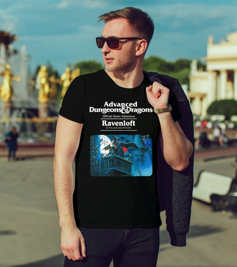 Advanced Dungeons And Dragons Official Game Adventure Ravenloft By Tracy And Laura Hickman T-Shirt