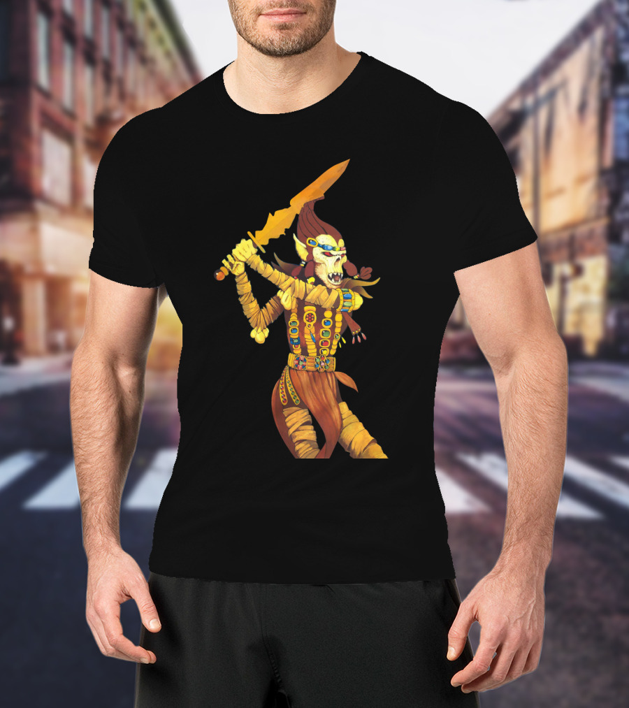 Fiend Folio Sword-Wielding Creature Fantasy T-Shirt