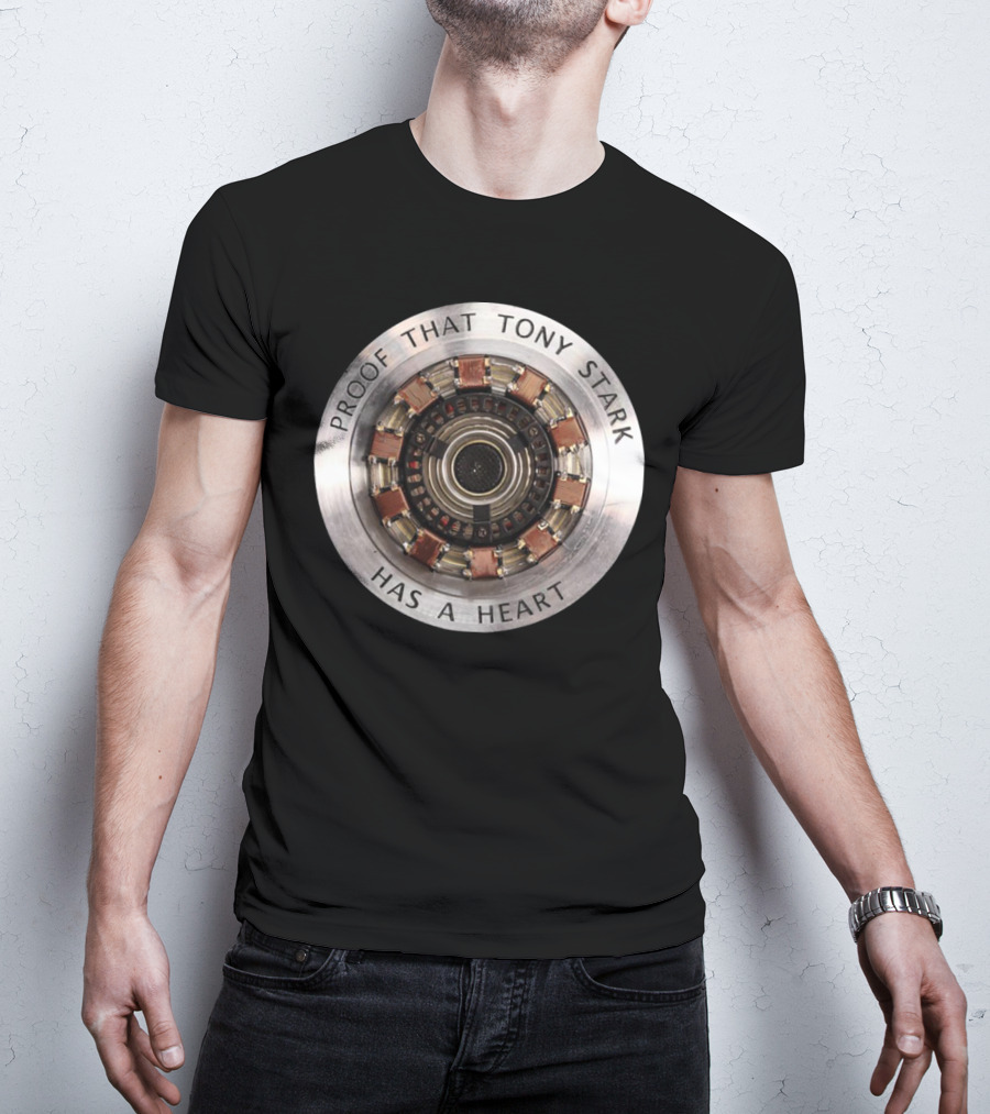 Proof That Tony Stark Has A Heart Arc Reactor T-Shirt