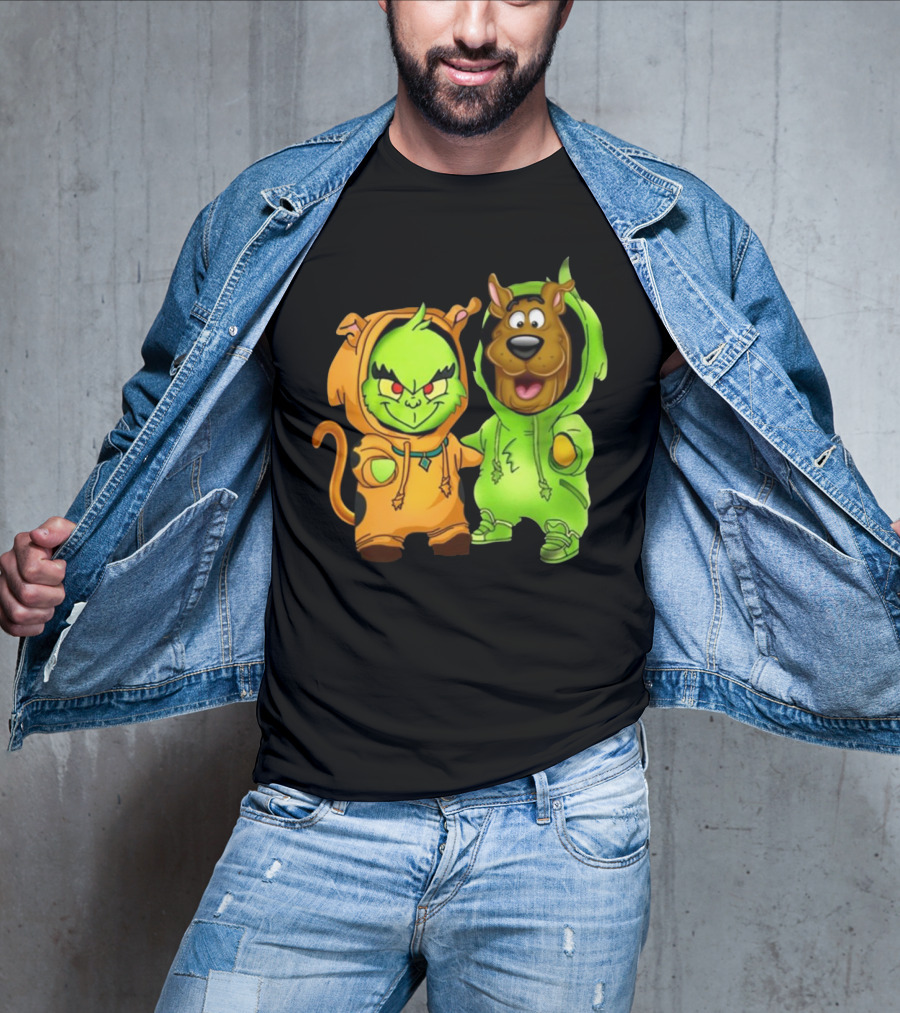 Grinch Scooby Doo Costume Mashup Halloween Crossover T-Shirt