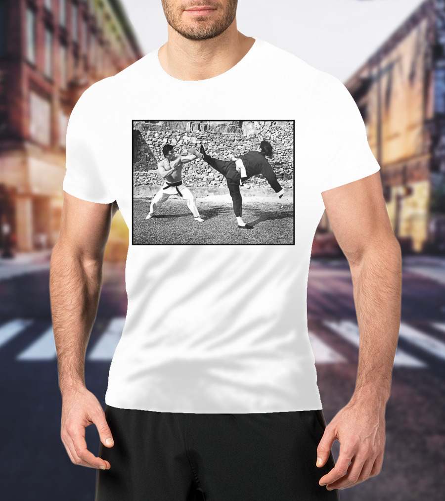 Enter The Dragon Martial Arts Standoff Scene T-Shirt