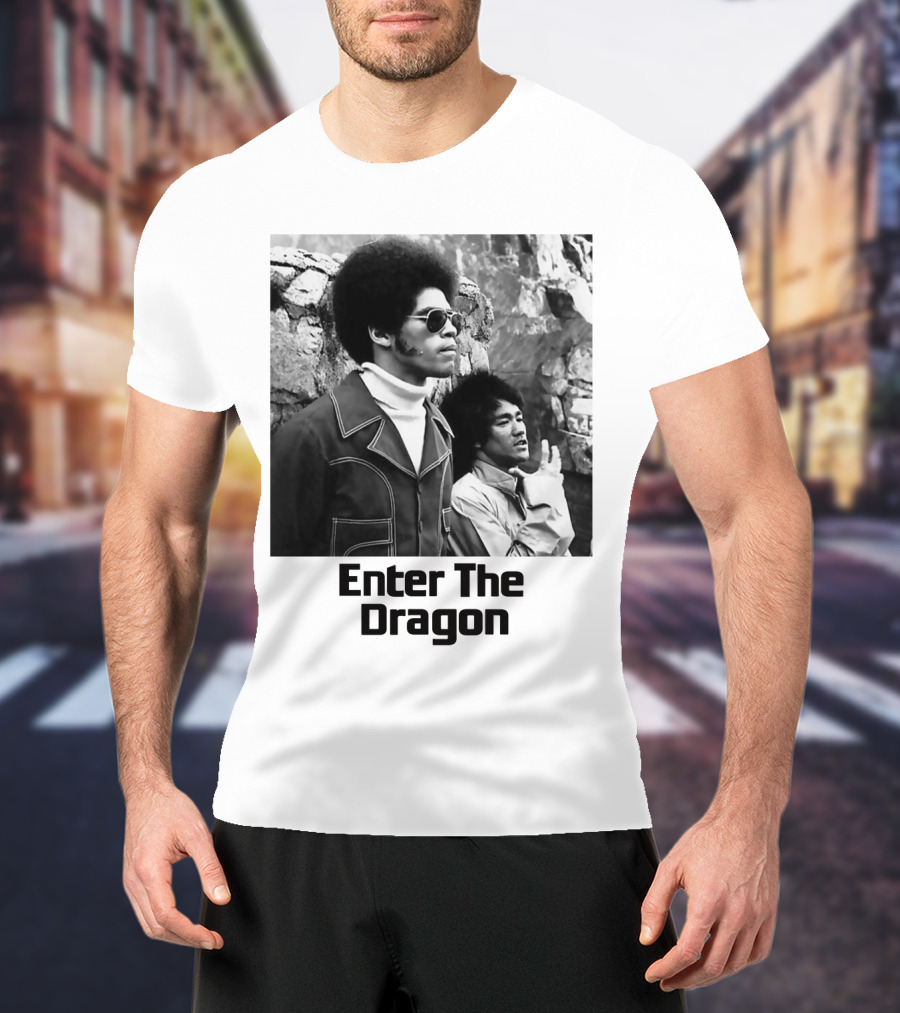 Enter The Dragon Bruce Lee Vintage Scene T-Shirt
