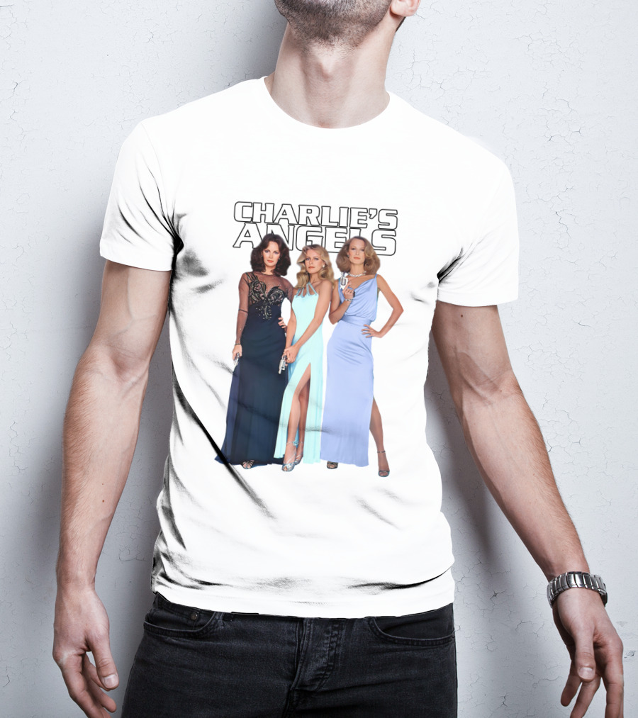 Charlie's Angels Classic Trio In Evening Gowns T-Shirt