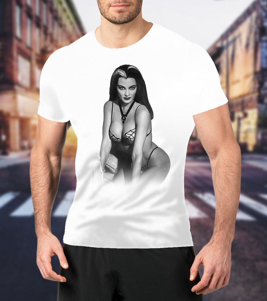 Lily Munster Retro Style Swimwear Pin-Up T-Shirt