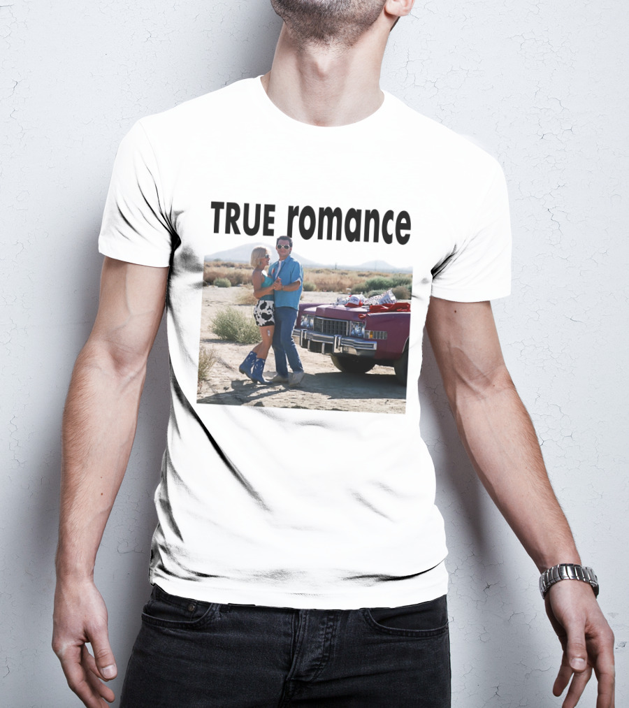 TRUE Romance Classic Movie Scene Desert Cadillac T-Shirt