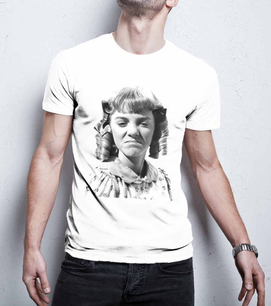 Alison Arngrim Little House On The Prairie Nellie Oleson Iconic Character Face T-Shirt
