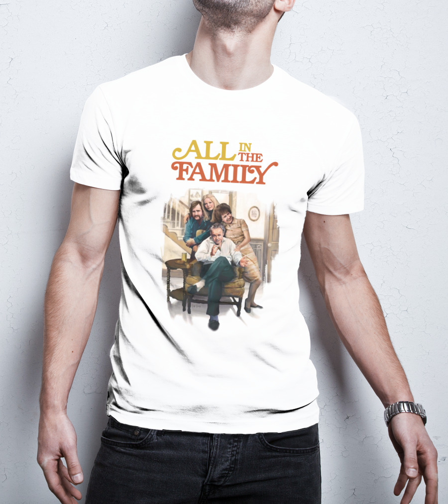 All In The Family Classic TV Sitcom Cast T-Shirt