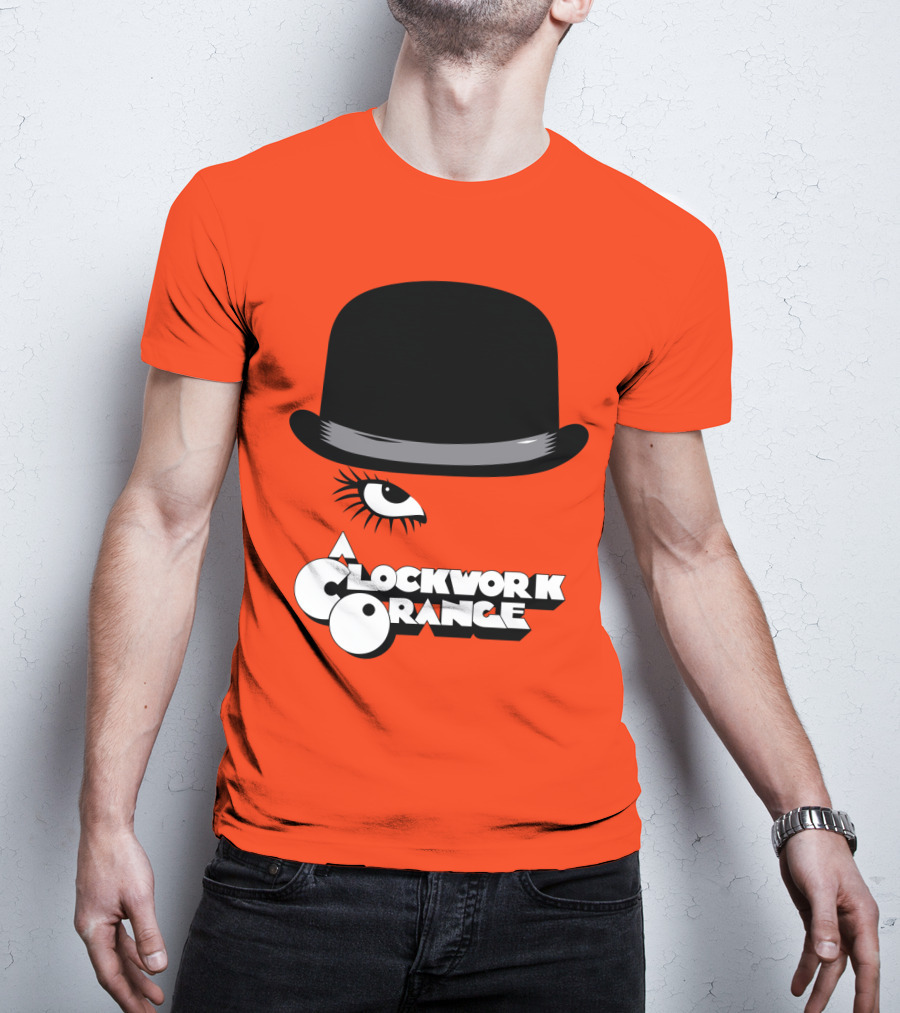 A Clockwork Orange Bowler Hat And Eyelash T-Shirt