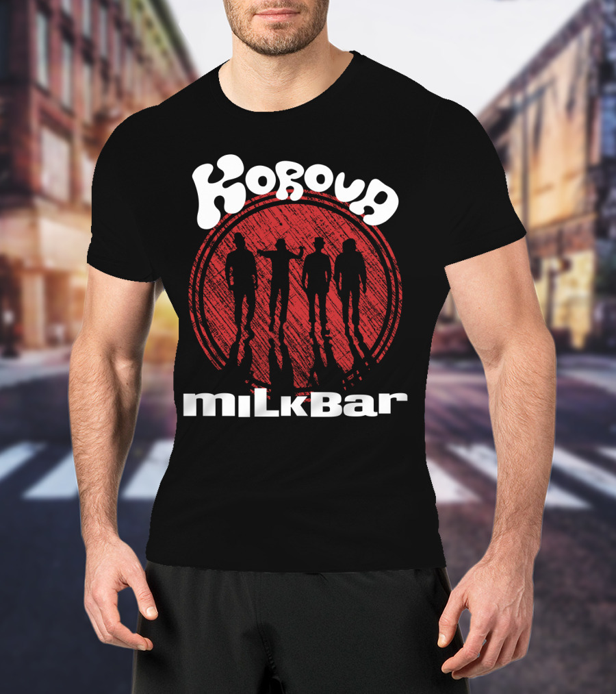 Korova Milkbar A Clockwork Orange Silhouette Circle T-Shirt