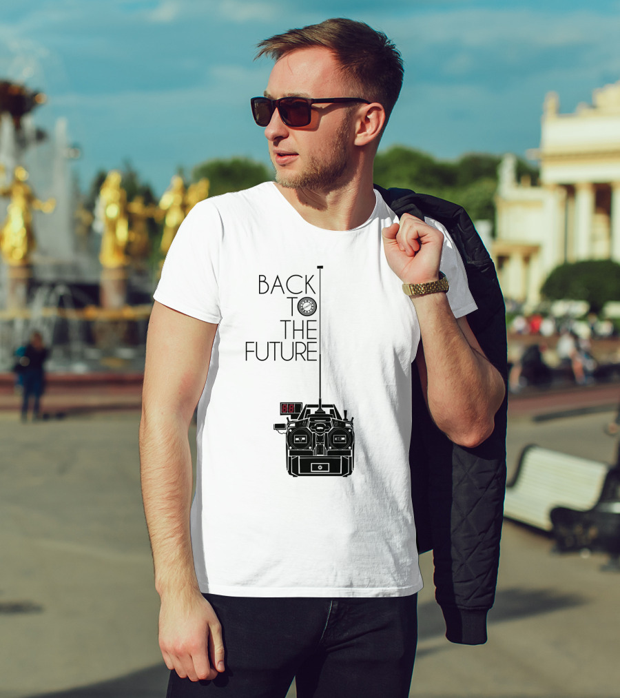 Back To The Future Delorean Vector T-Shirt