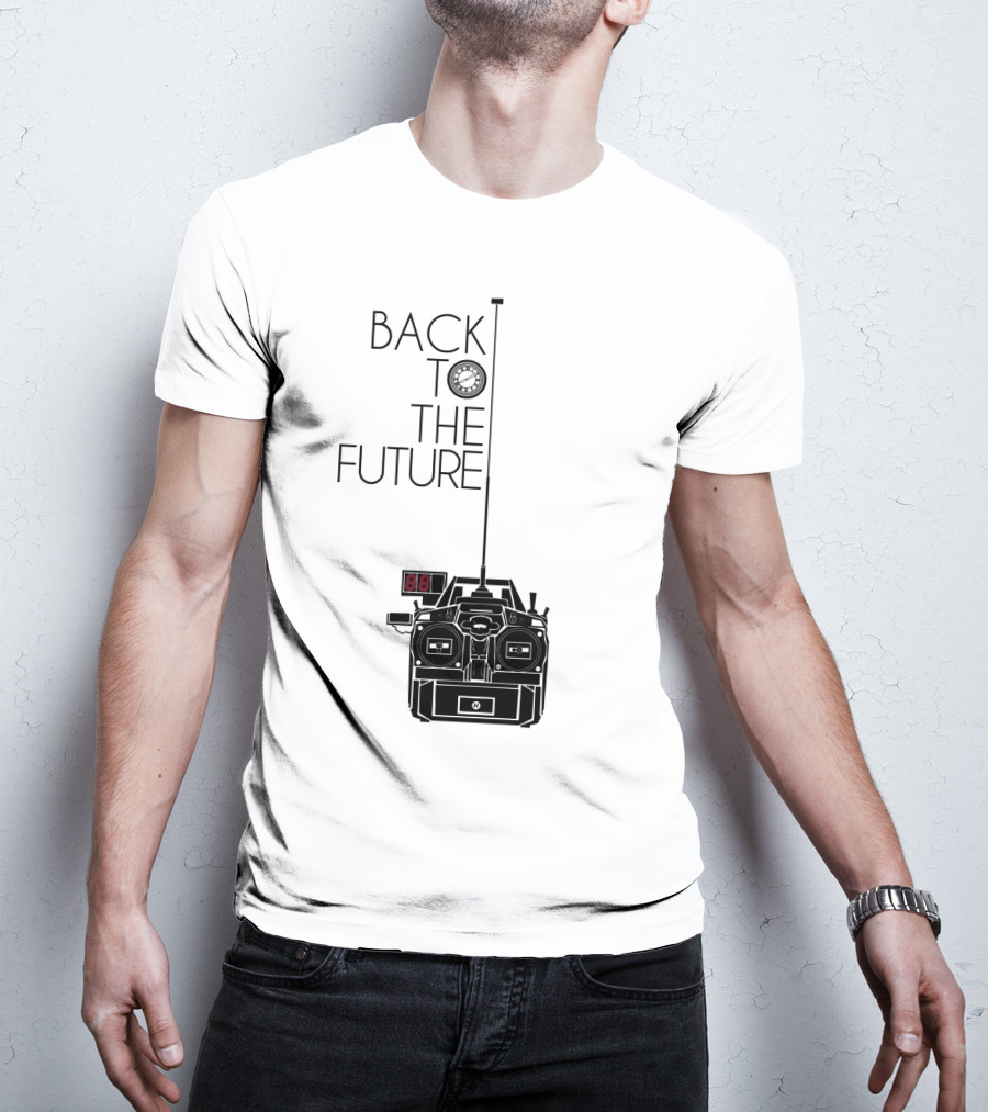 Back To The Future Delorean Vector T-Shirt
