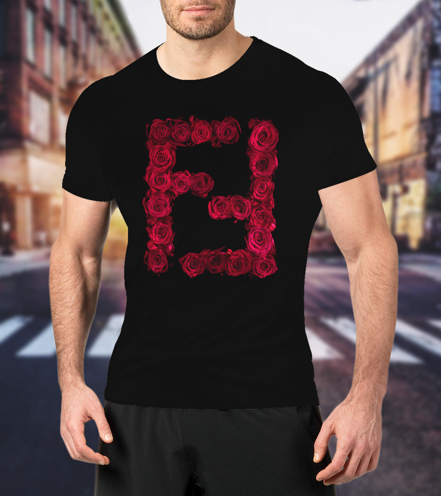 FD Red Roses Block Letters T-Shirt