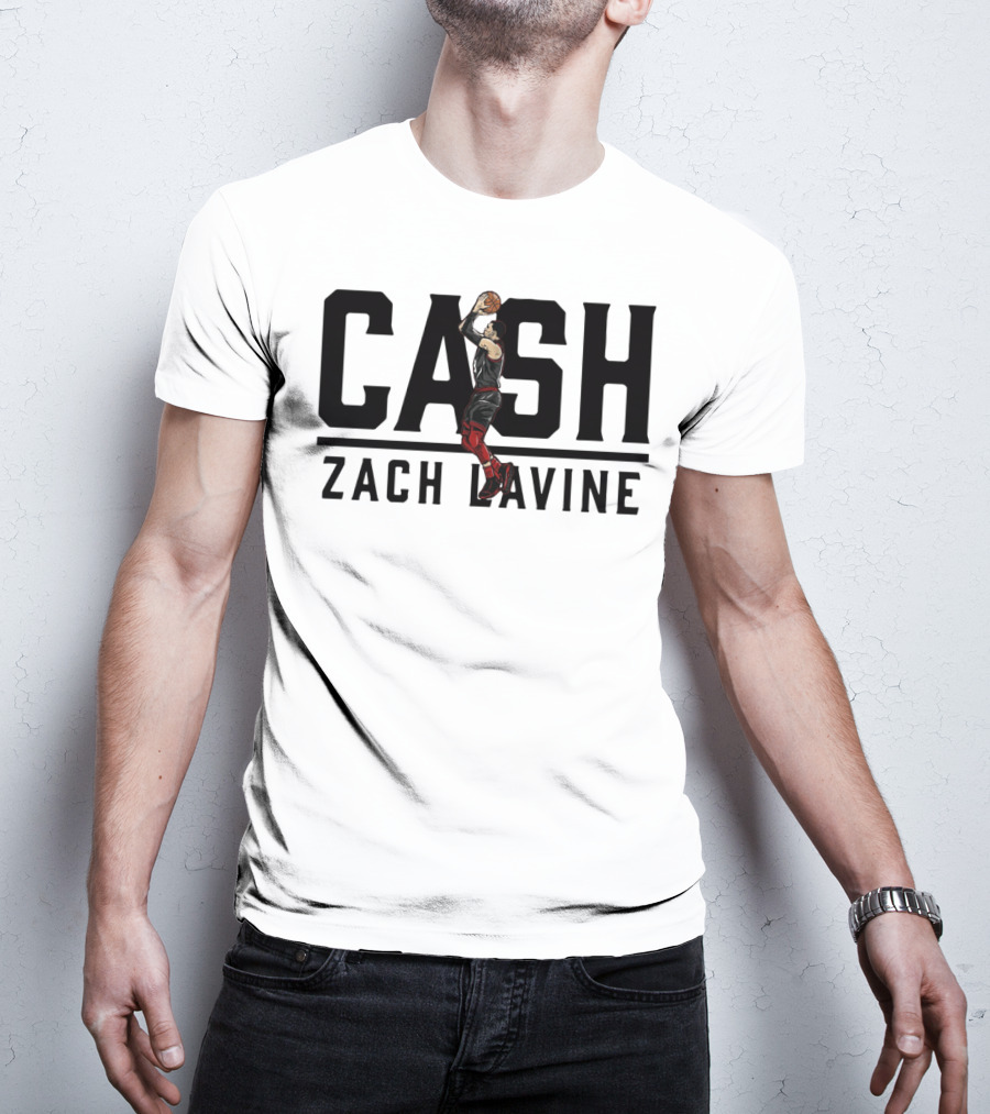 Cash Zach Lavine Chicago Basketball Jumper T-Shirt