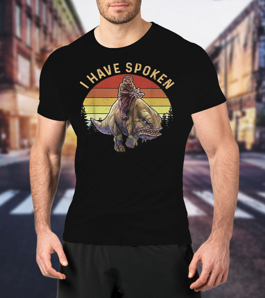 Kuill The Mandalorian I Have Spoken Retro Sunset T-Shirt