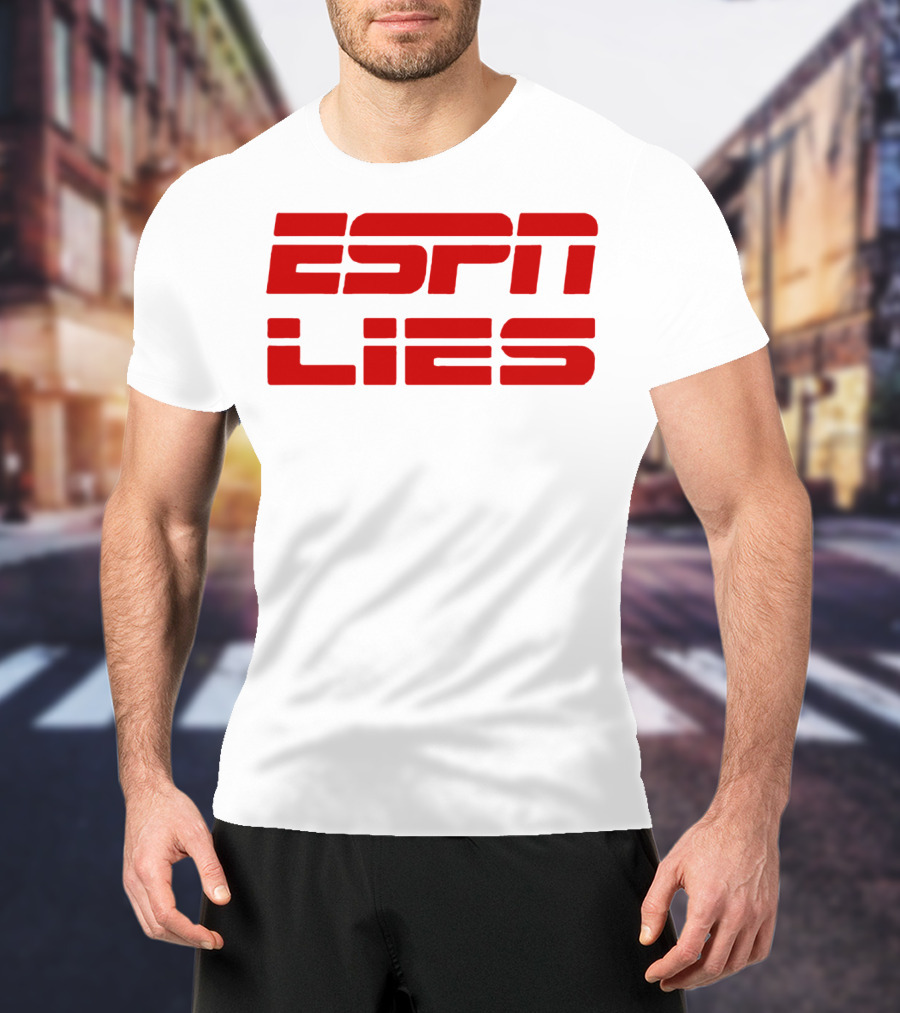 ESPN Lies Red T-Shirt