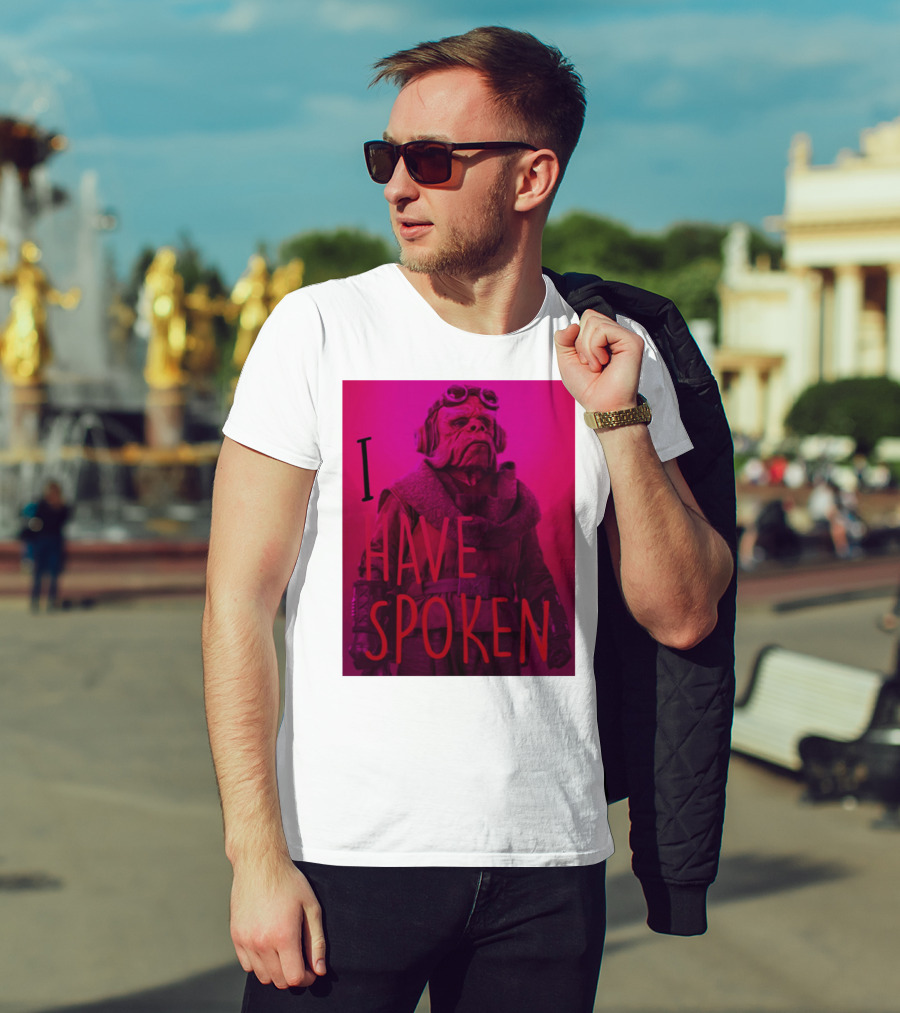 The Mandalorian Kuiil Portrait I Have Spoken T-Shirt