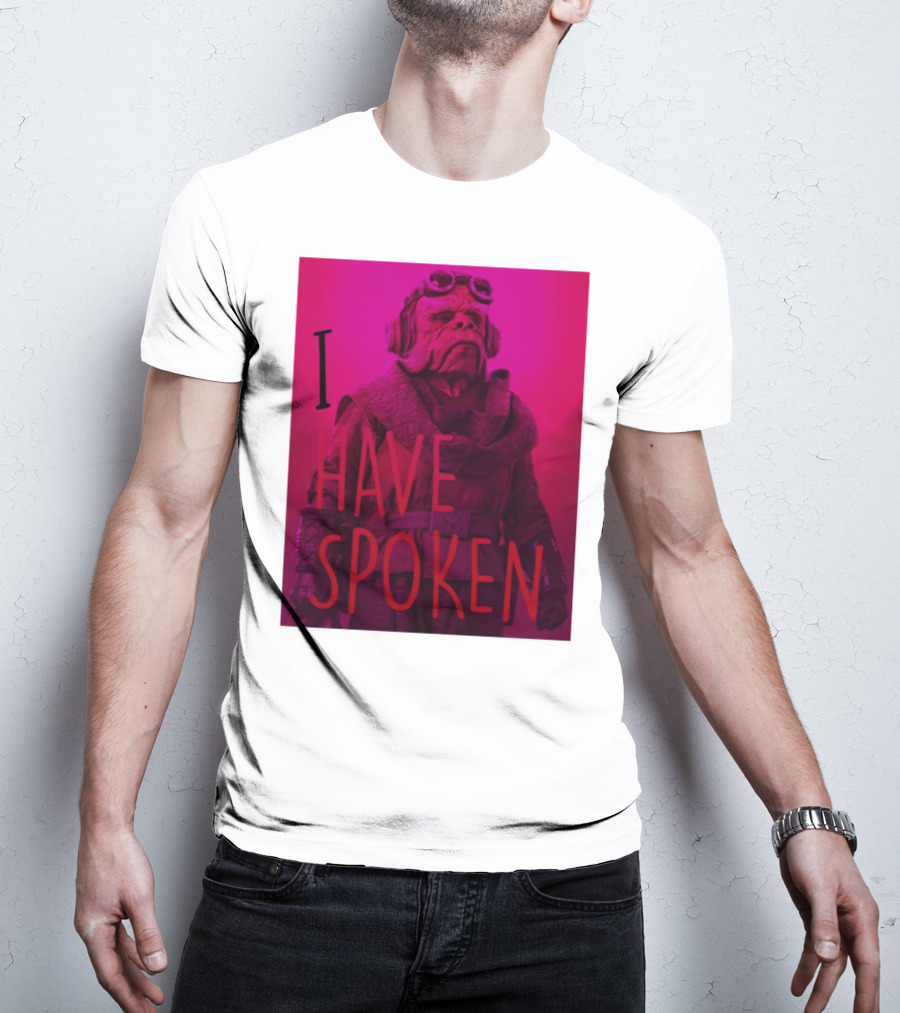 The Mandalorian Kuiil Portrait I Have Spoken T-Shirt