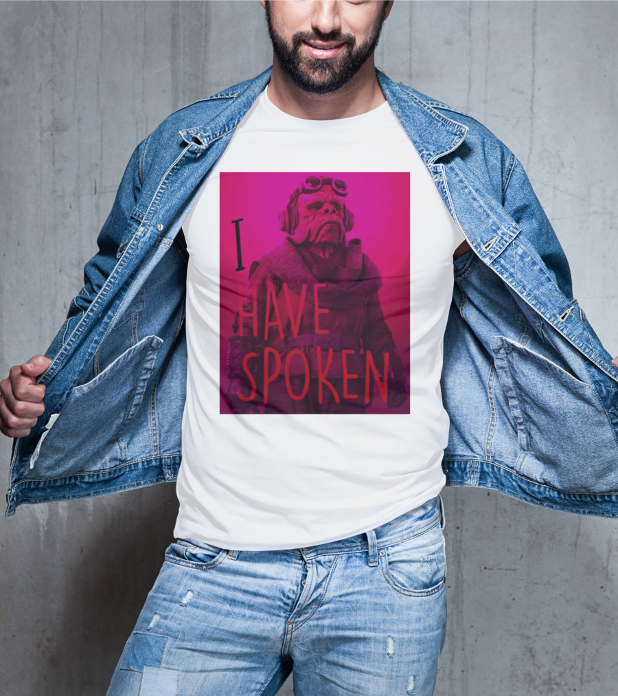 The Mandalorian Kuiil Portrait I Have Spoken T-Shirt