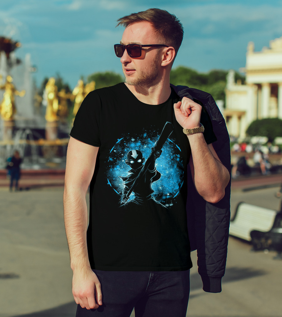 Aang Avatar Space Galaxy Adventure T-Shirt