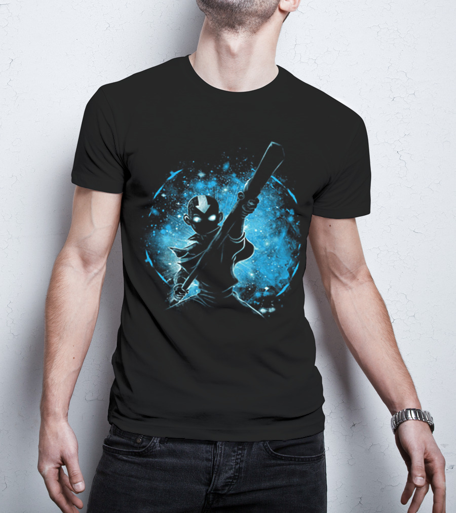 Aang Avatar Space Galaxy Adventure T-Shirt