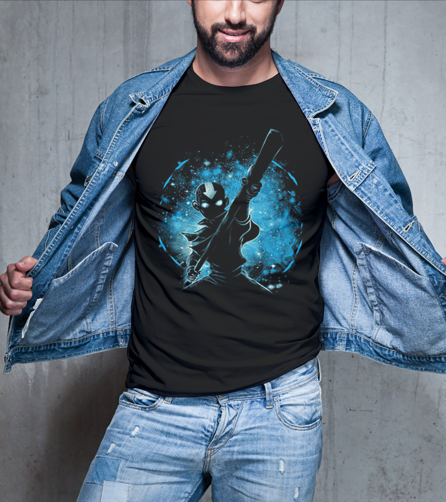 Aang Avatar Space Galaxy Adventure T-Shirt