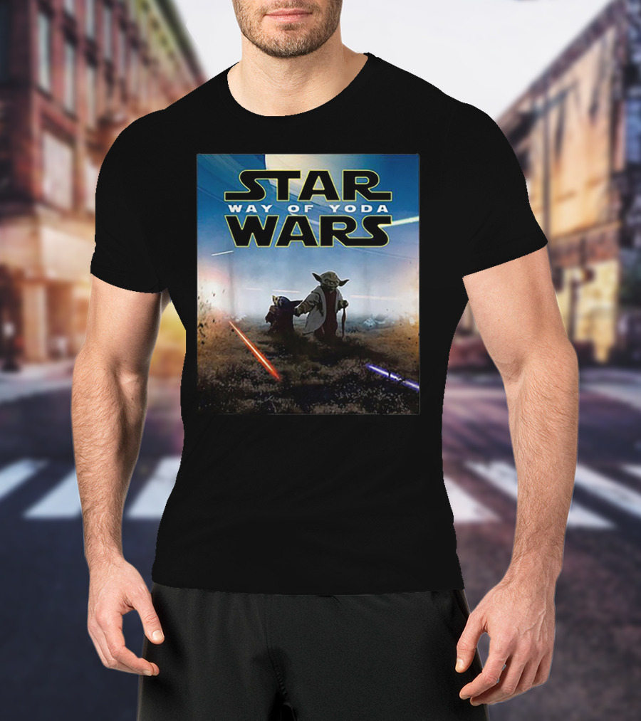 Star Wars Way Of Yoda Lightsaber Duel Scene T-Shirt