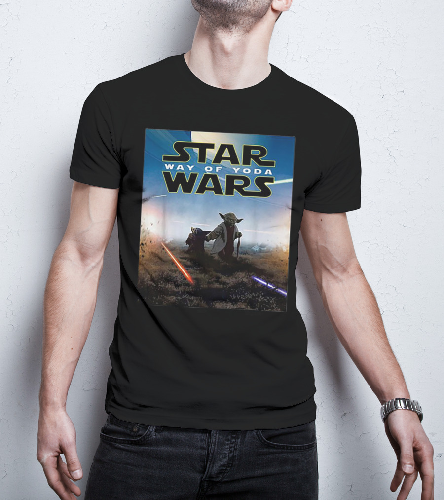 Star Wars Way Of Yoda Lightsaber Duel Scene T-Shirt