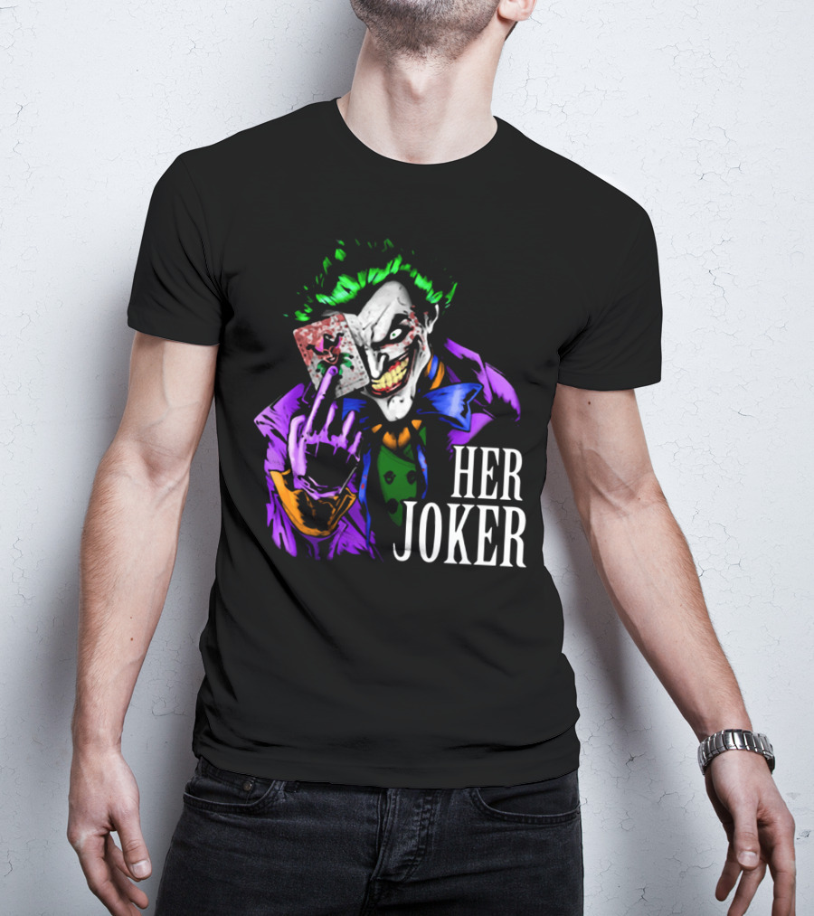 DC Comics Her Joker Playing Card Grinning Villain T-Shirt