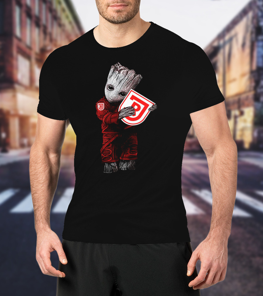 Baby Groot Hugging Jahn Regensburg T-Shirt