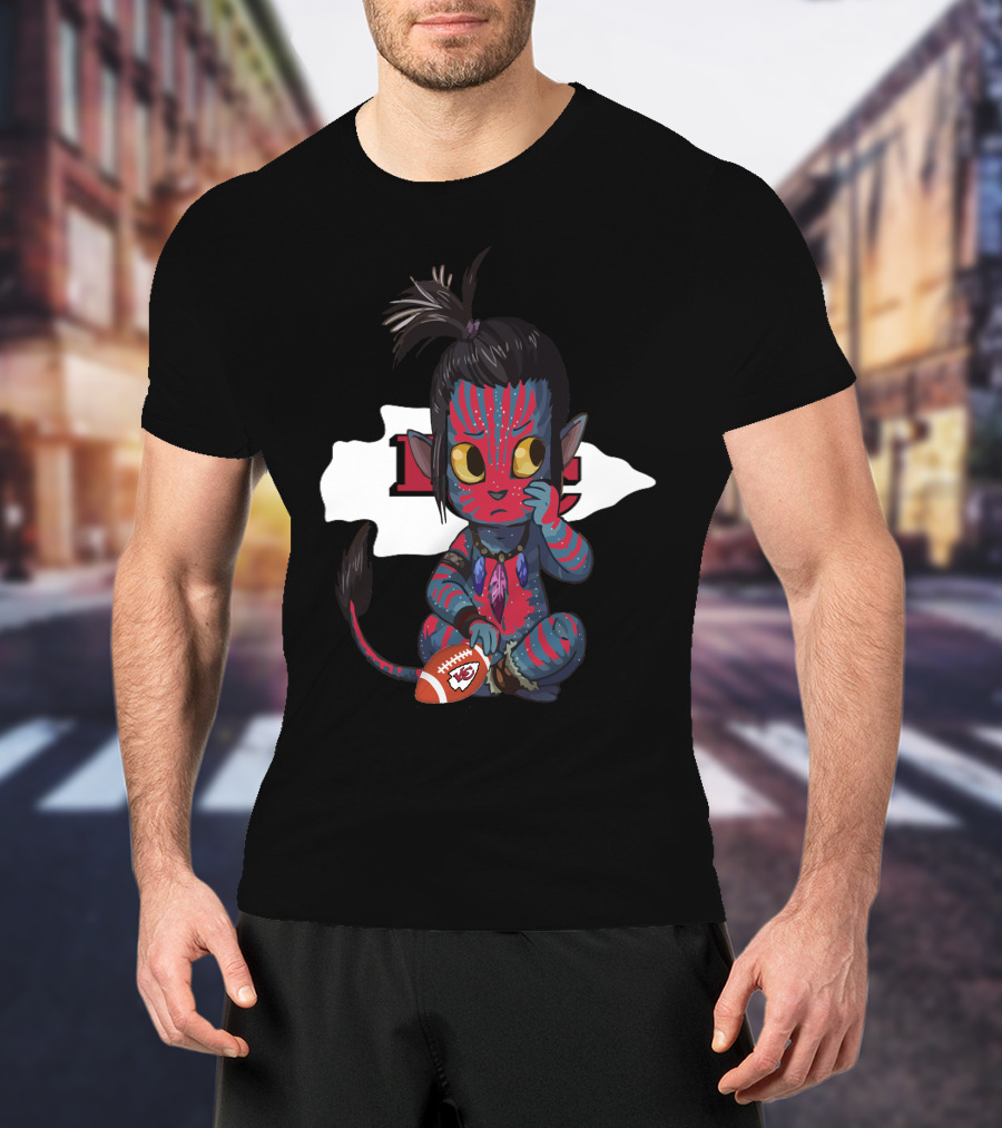 AVATAR CHIEFS Kansas City Football Logo Hybrid T-Shirt