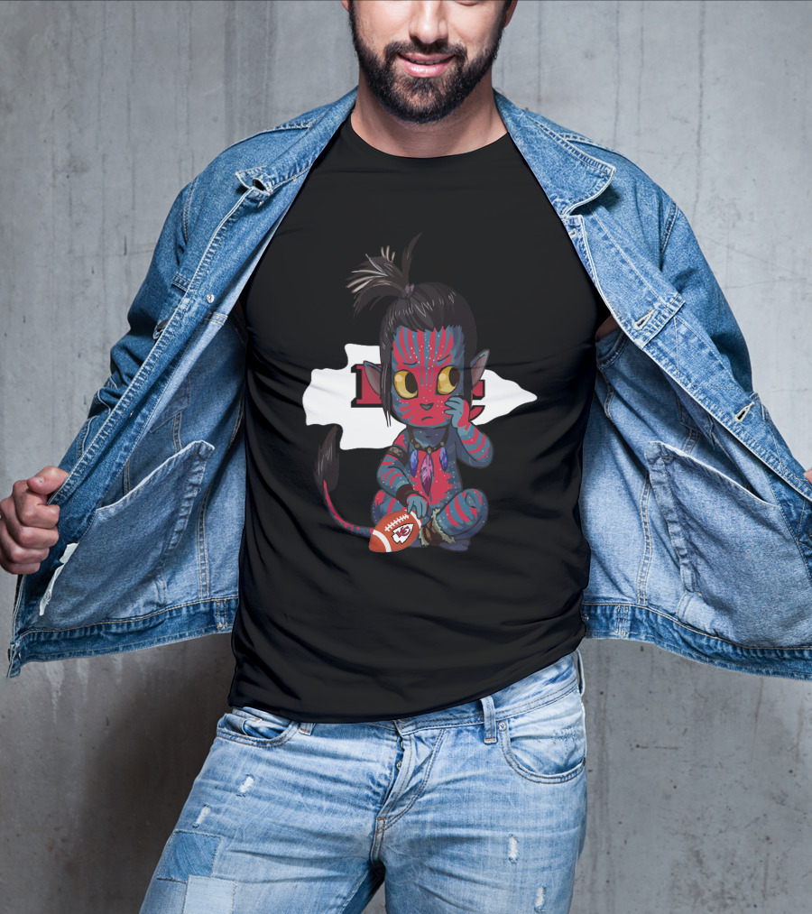 AVATAR CHIEFS Kansas City Football Logo Hybrid T-Shirt