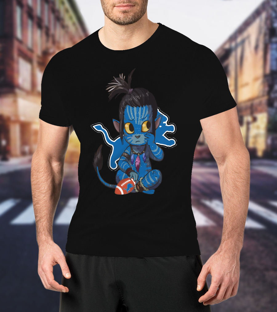 Avatar Lions Football Kid Fantasy Mashup T-Shirt