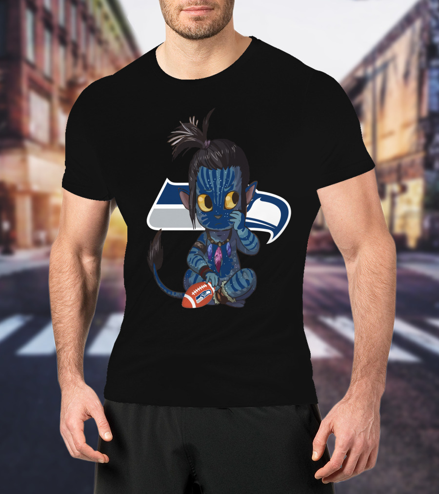 Avatar Seahawks Football Crossover T-Shirt