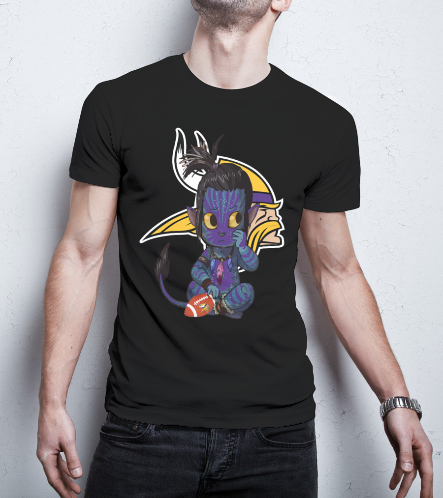 Avatar Vikings NFL Football Fusion T-Shirt