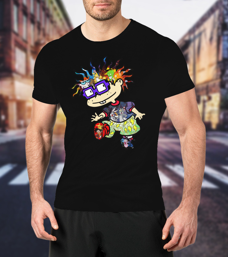 Rugrats Chuckie Galaxy Characters Fusion T-Shirt