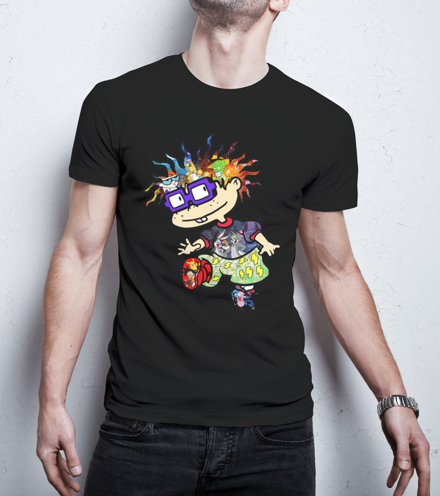 Rugrats Chuckie Galaxy Characters Fusion T-Shirt