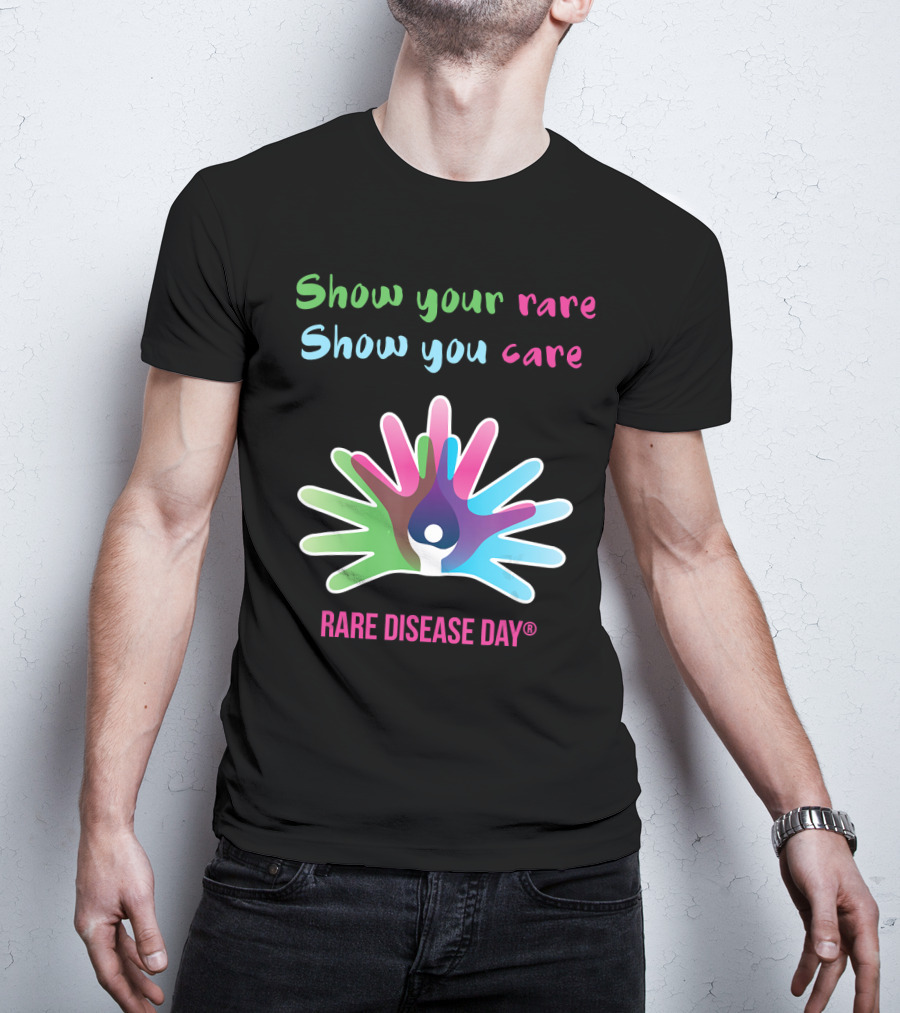 Show Your Rare Show You Care Rare Disease Day Awareness T-Shirt