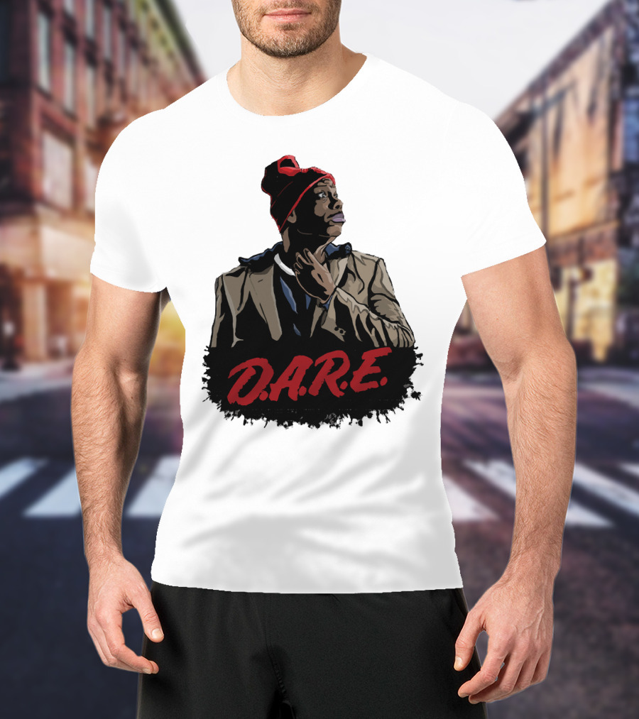 D.A.R.E Iconic Style Streetwear Beanie And Jacket T-Shirt