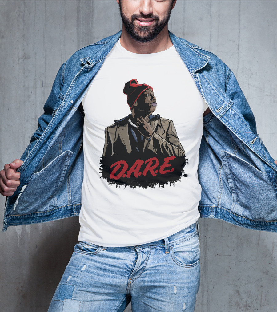 D.A.R.E Iconic Style Streetwear Beanie And Jacket T-Shirt