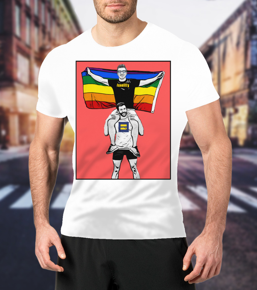 Equality Pride Flag Human Rights Campaign T-Shirt