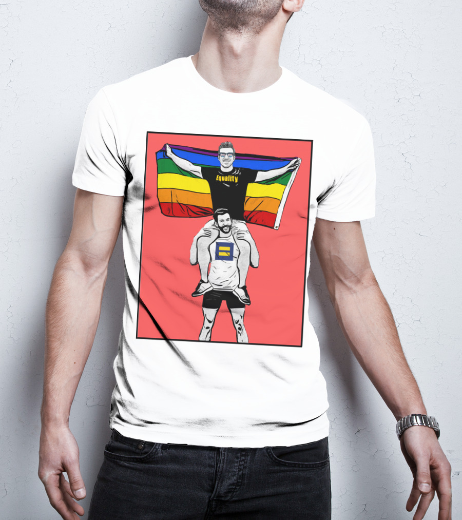 Equality Pride Flag Human Rights Campaign T-Shirt