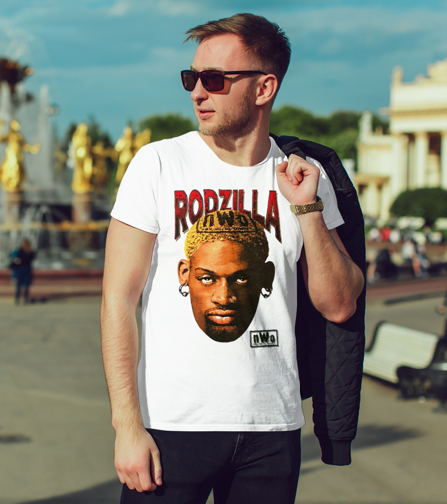 Dennis Rodman Rodzilla NWo Wrestling Legend The Worm T-Shirt